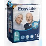 پوشینه ایزی لایف بزرگ 14 عددی EL33& دستمال مرطوب