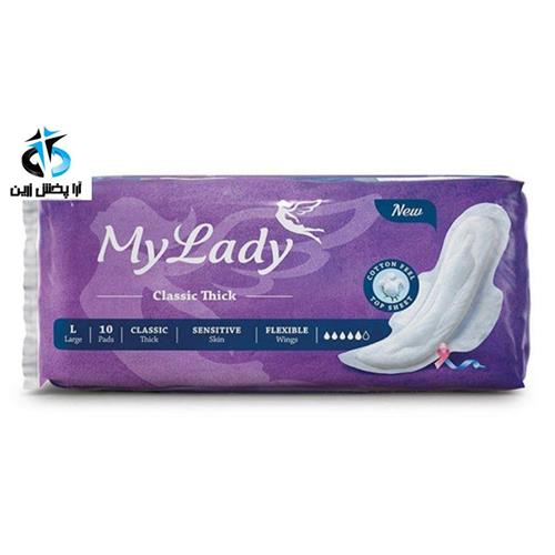 نوار مای لیدی بالدار بزرگ بنفش ML06جدید(40 عددی)