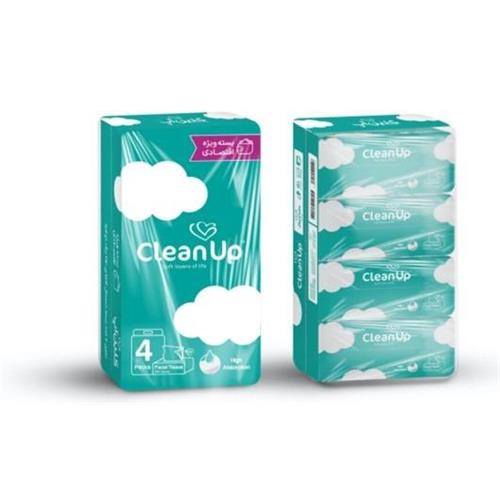 دستمال اقتصادی کلین آپ ابر 250*2 -2لا 4 ع جدید