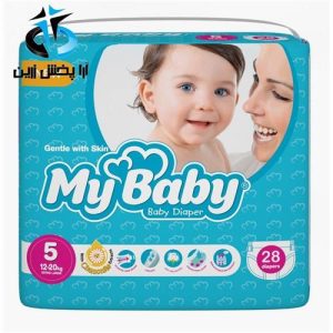 پوشک سایز 5 اکو مای بی بی کانال دار 28عMB 85جدید